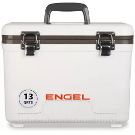 Engel 13 Quart Leak-Proof Air-Tight Drybox/Cooler White