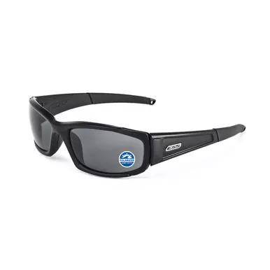 ESS CDI Black Frame/Polirized Mirror Gray Lens Sunglasses (740-0529)
