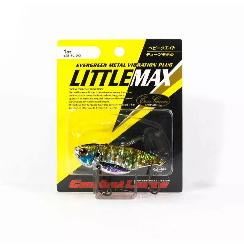 Evergreen Little Max Metal Vibration 1 oz 65 mm Sinking Lure 50 (1760)
