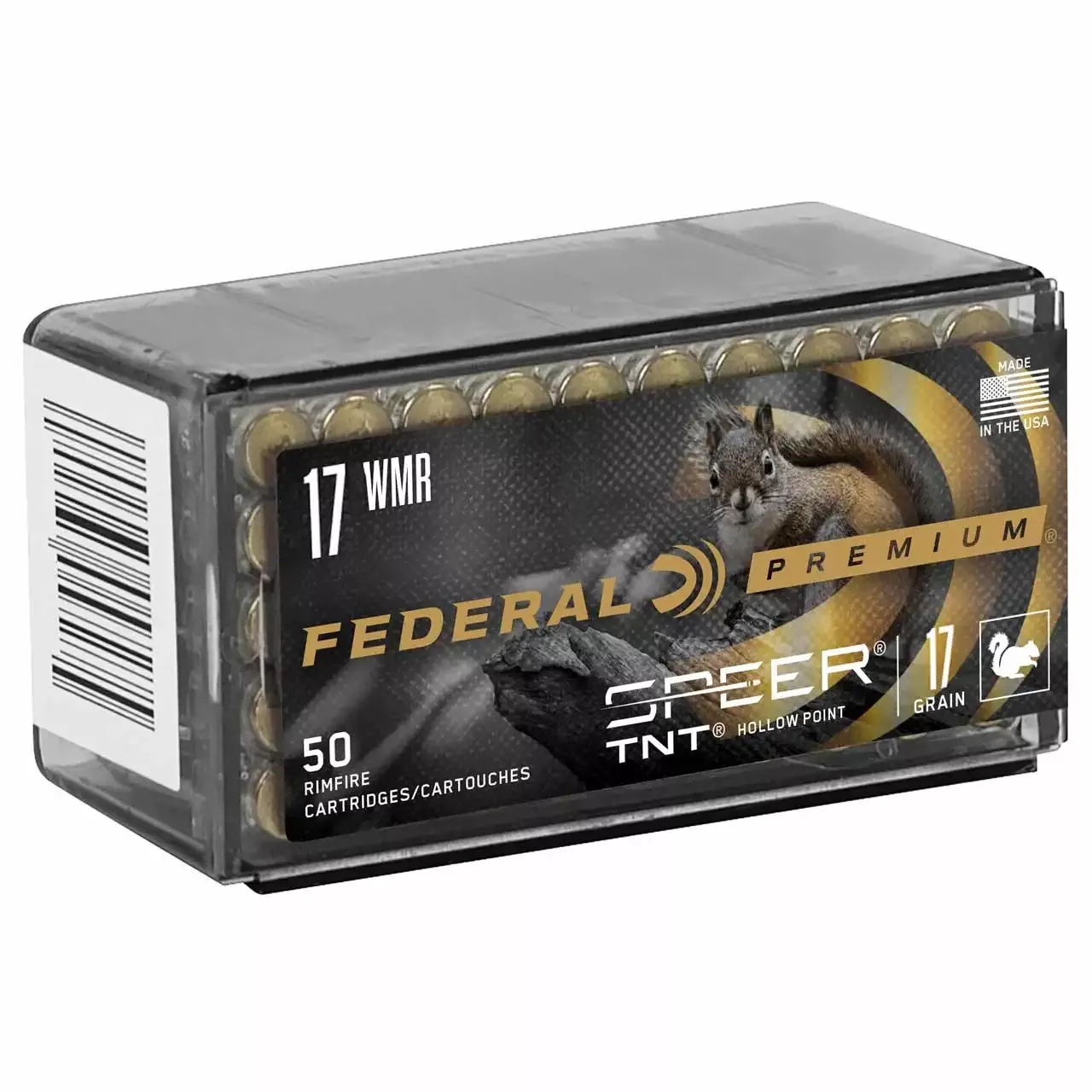 Federal 17 Mag 17gr TNT 50rd