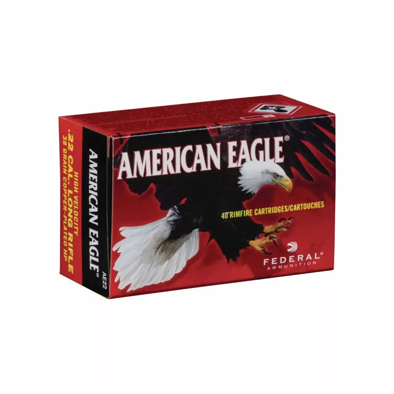 Federal 22lr 38gr HP 50rd