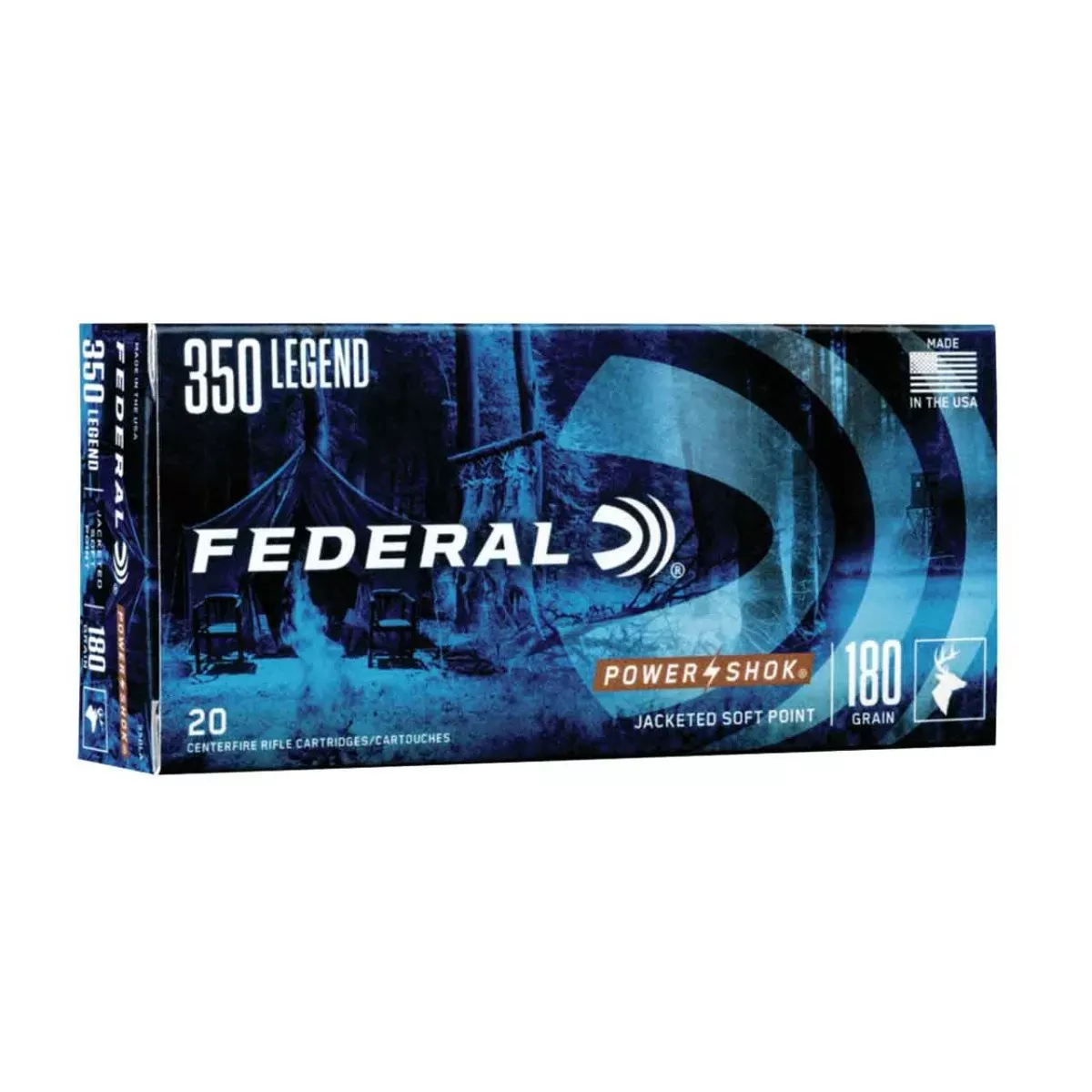 Federal 350 Legend 180GR PSP 20-BOX
