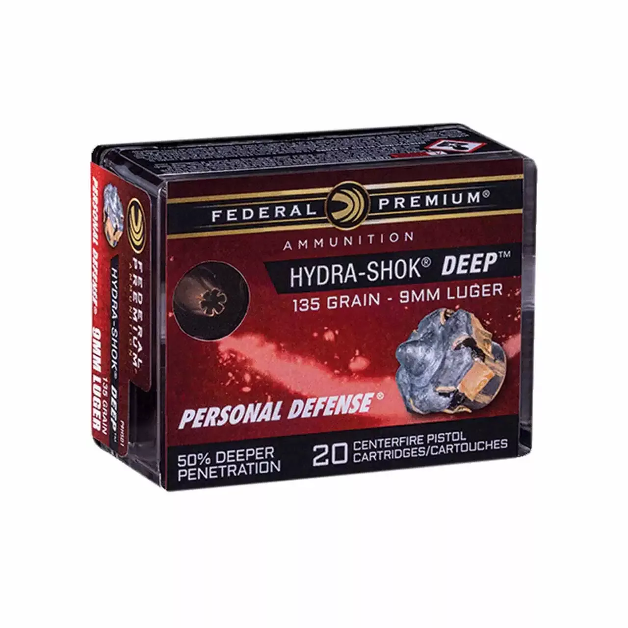 Federal 45 ACP Hydra-Shok Deep 210gr 20rd Box