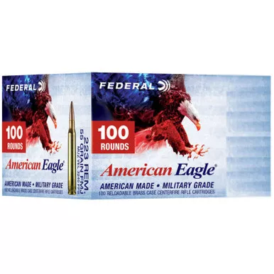 Federal American Eagle AE223BLX 223 Rem 55GR FMJ Boat Tail 100 Rounds