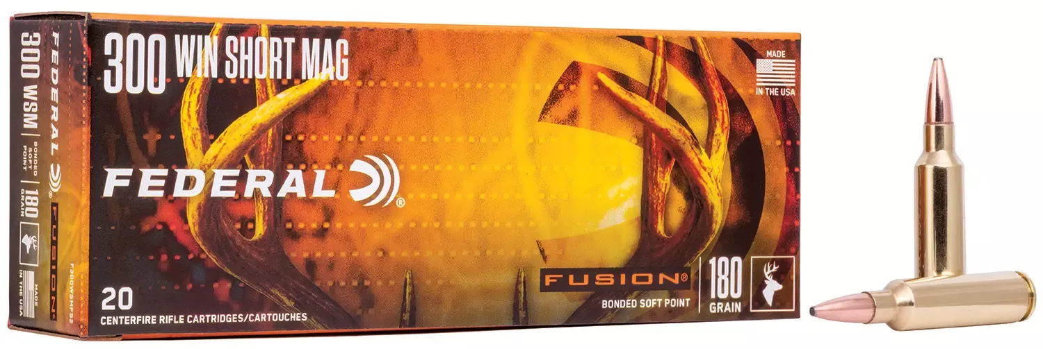 Federal Fusion 300 WSM 180 gr Fusion Soft Point 20 Box
