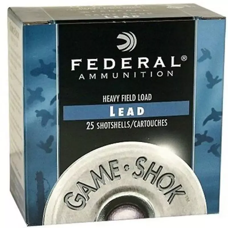 Federal Game-Shok 12ga 2-3/4″ #4 Lead 1-1/4oz 25rd