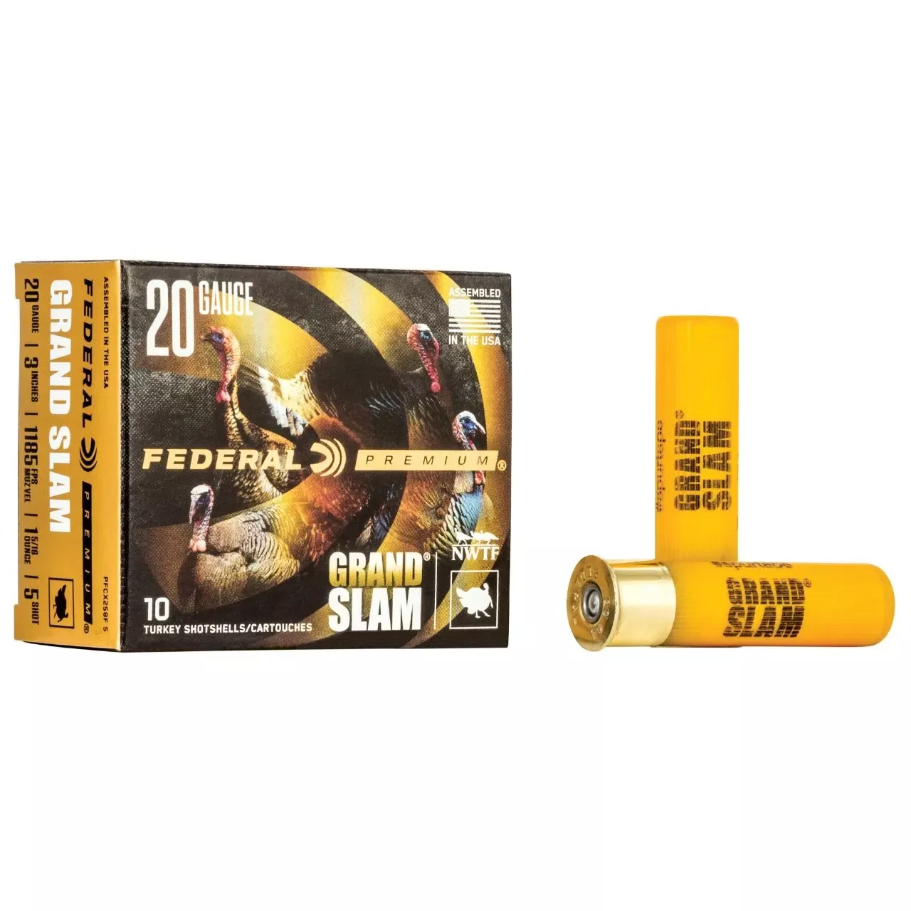 Federal PFCX258F 5 Grandslam Turkey Shotshell w/ Flight Control Flex