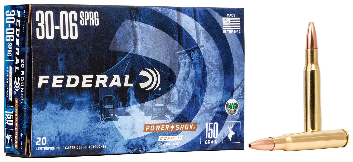 Federal Power-Shok Copper 270 Win. 130 Gr. Copper Hollow Point 20/Box