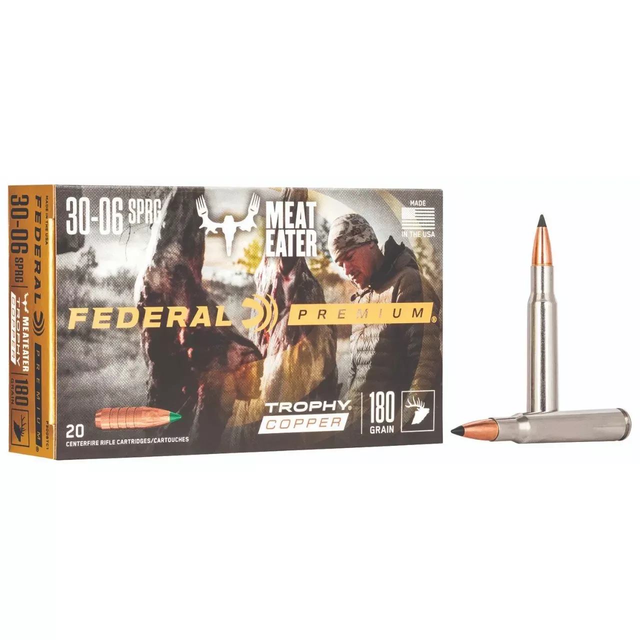 Federal Premium 30-06 Springfield 180 gr Trophy Copper (TC) - 20/Box