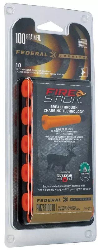 Federal Premium Fire Stick 50 Cal 100 gr 10/Pack
