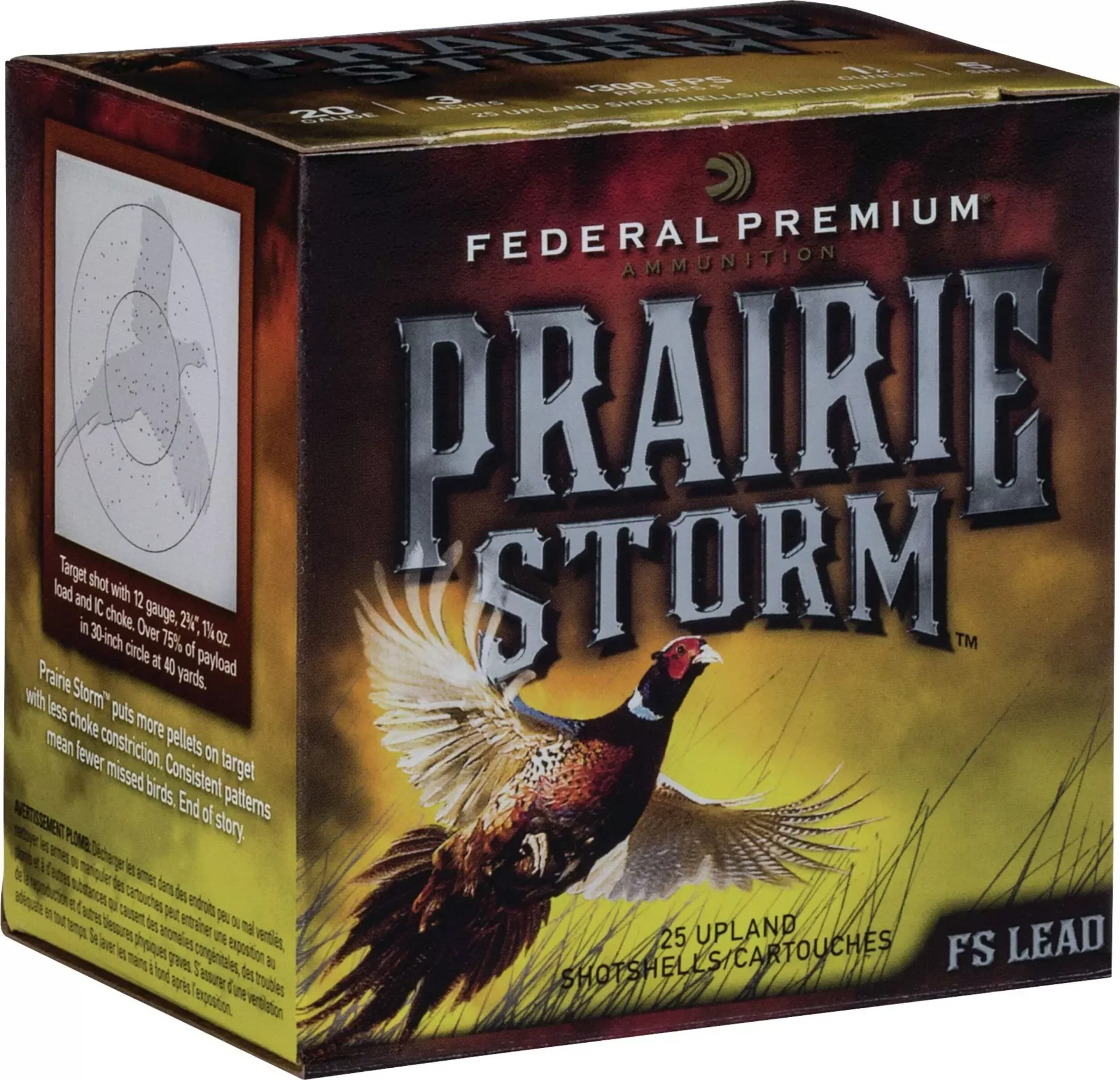Federal Premium Prairie Storm 20GA 3in #6 1.25OZ PF258FS6