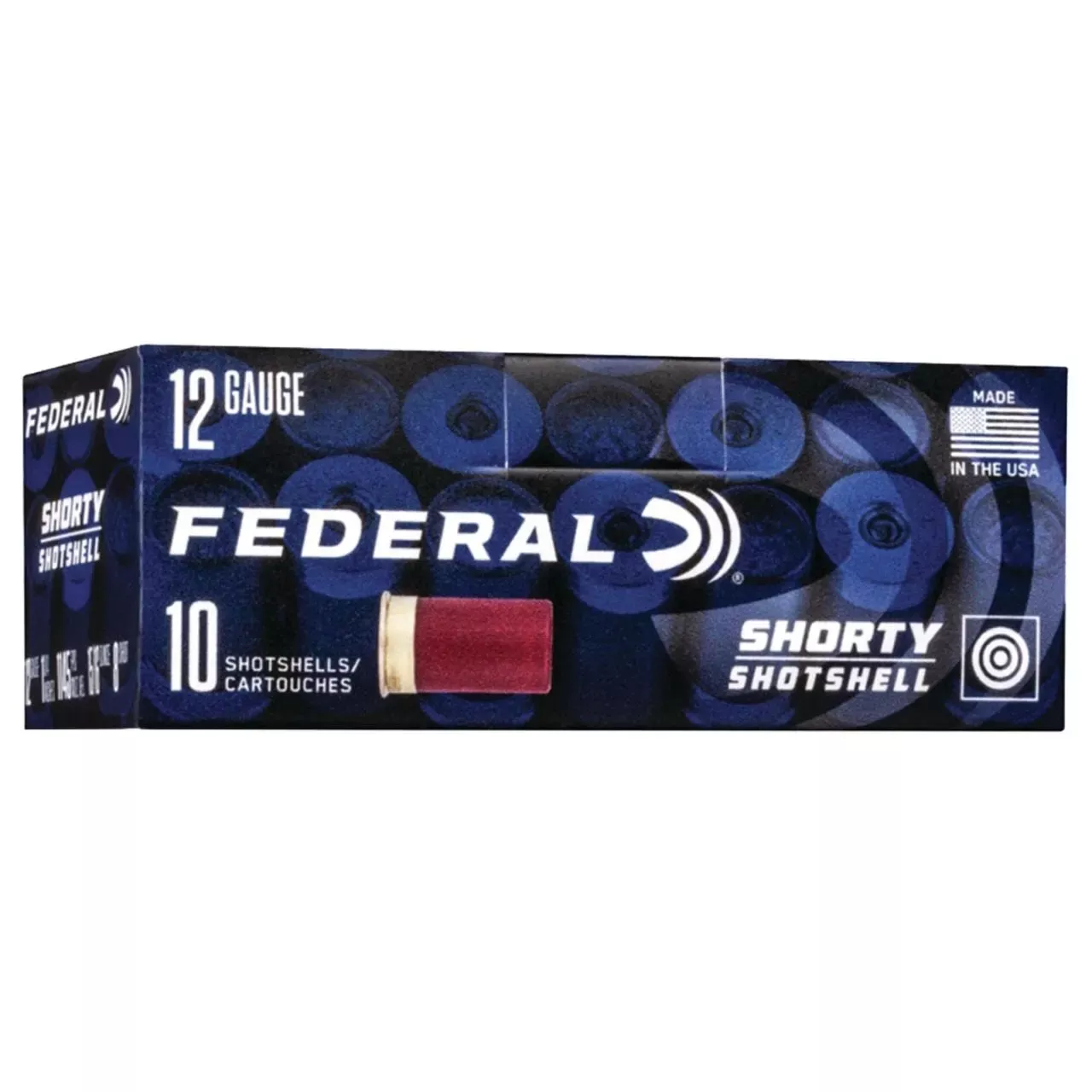 Federal Shorty Shells 12 Gauge 1-3/4″ #8 Shot Ammo – 10/Box