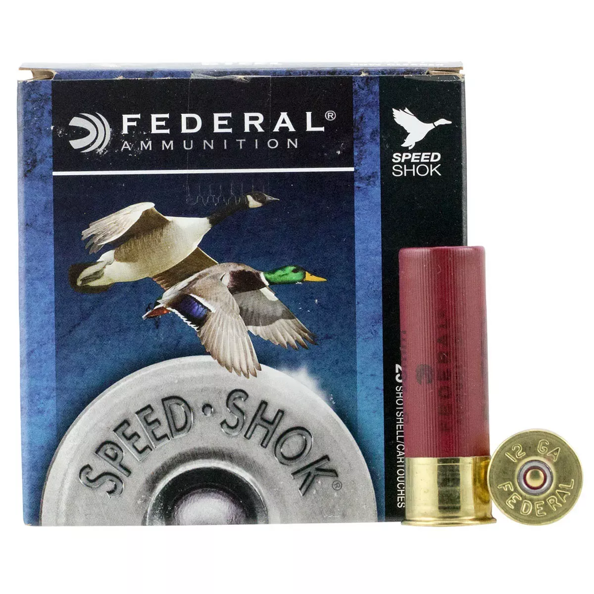 Federal Speed-Shok 12 GA 3″ 1-1/4 oz. #2 Shot 25/Box
