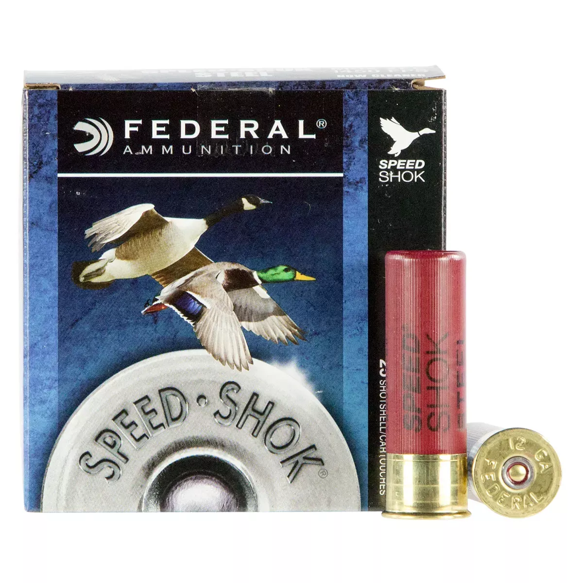 Federal Speed-Shok 12 GA 3″ 4 Shot 25 Rounds