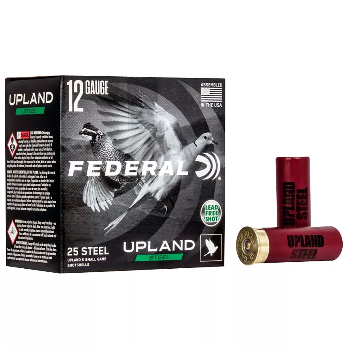 Federal Upland Field & Range 12G2.75″ 1 oz 1375 fps 7.5 Shot 25/Box