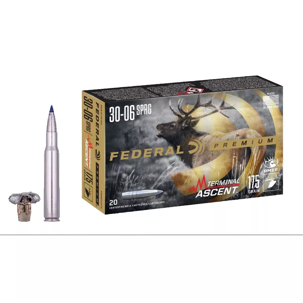 FederalPremium Terminal Ascent 30-06 Springfield 175 gr Terminal Ascent 20/Box