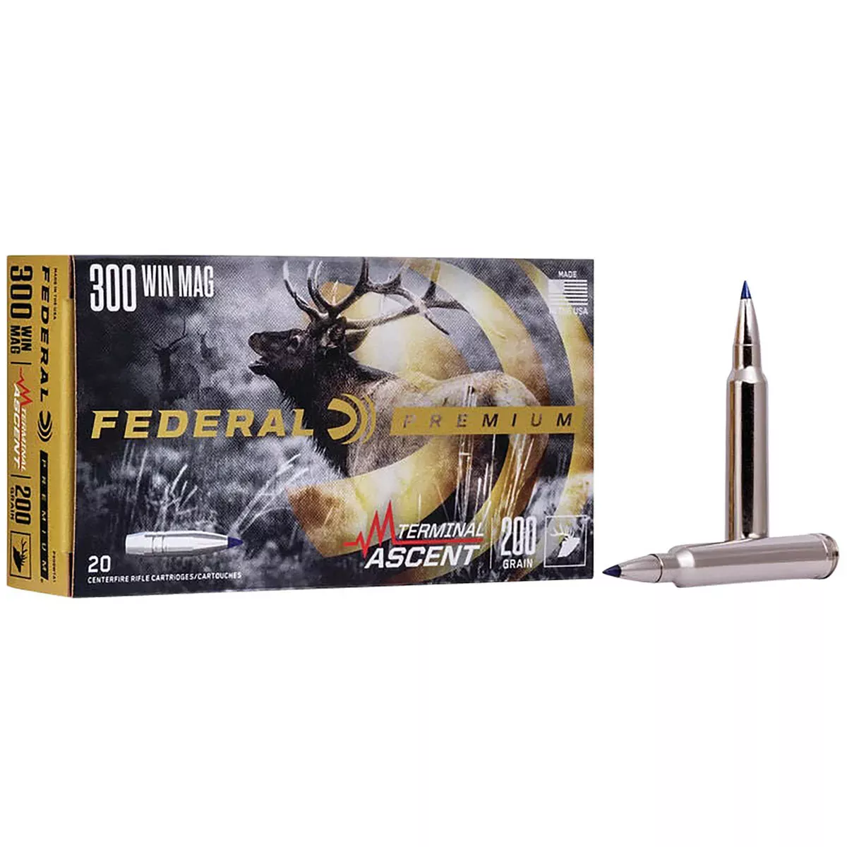 FederalPremium Terminal Ascent 300 Win Mag 200 gr Terminal Ascent 20/Box
