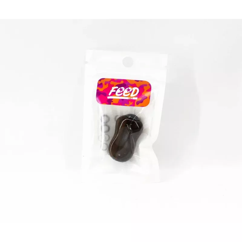 Feed Handle Knob HM Wood 33mm I Shape Dark Wood (7263)