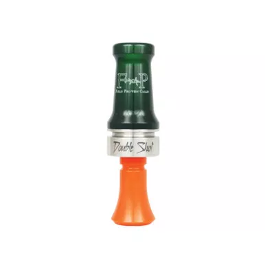 FIELD PROVEN 251 DOUBLE SHOT DUCK CALL GREEN/ORANGE