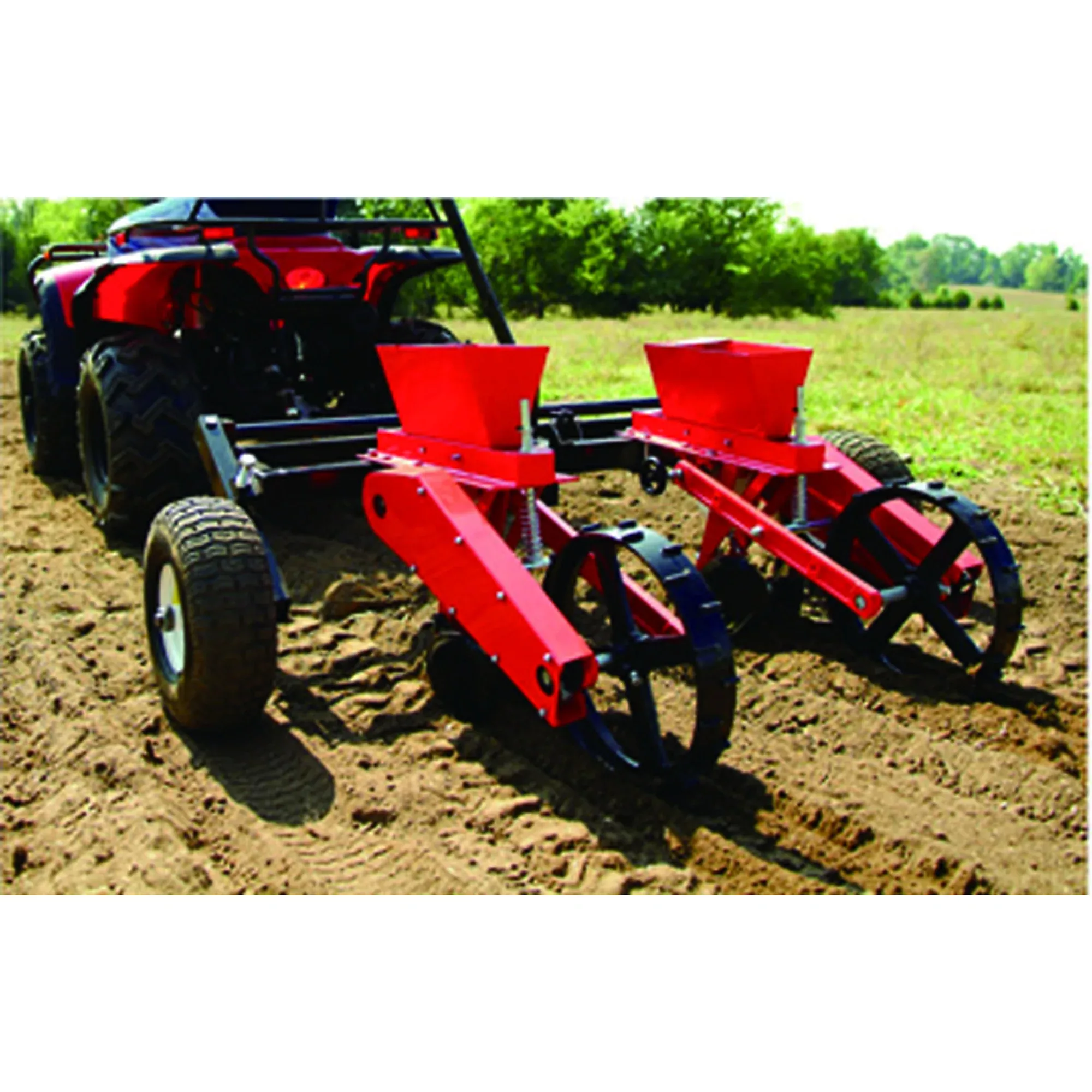 Field Tuff Corn and Bean Planter ATV-CBP | Towing Power 20-30 HP | For ATV/ UTV/ Lawn Tractors
