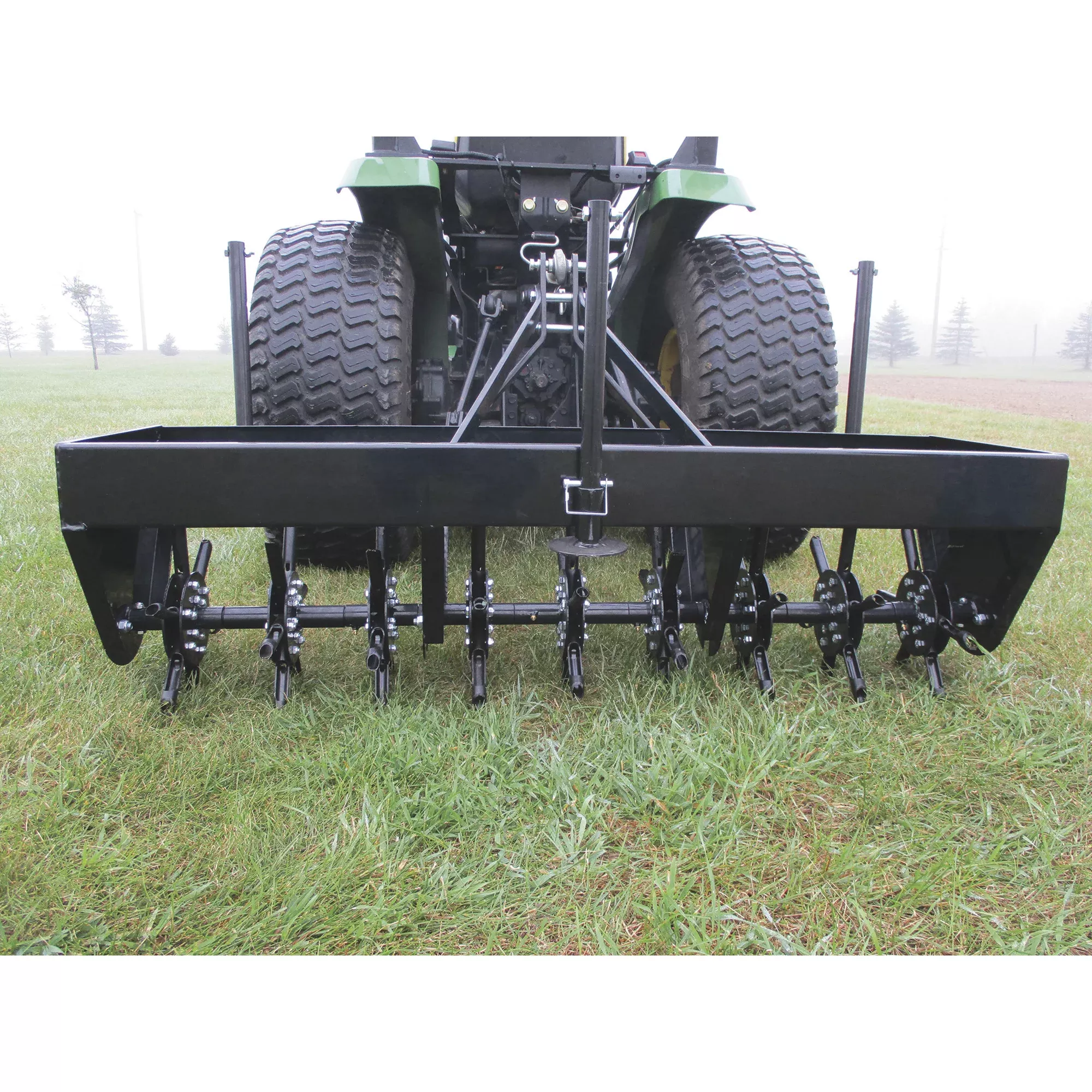 Field Tuff60″ 3pt Plug Aerator | Horsepower 18–30 HP | For Tractors