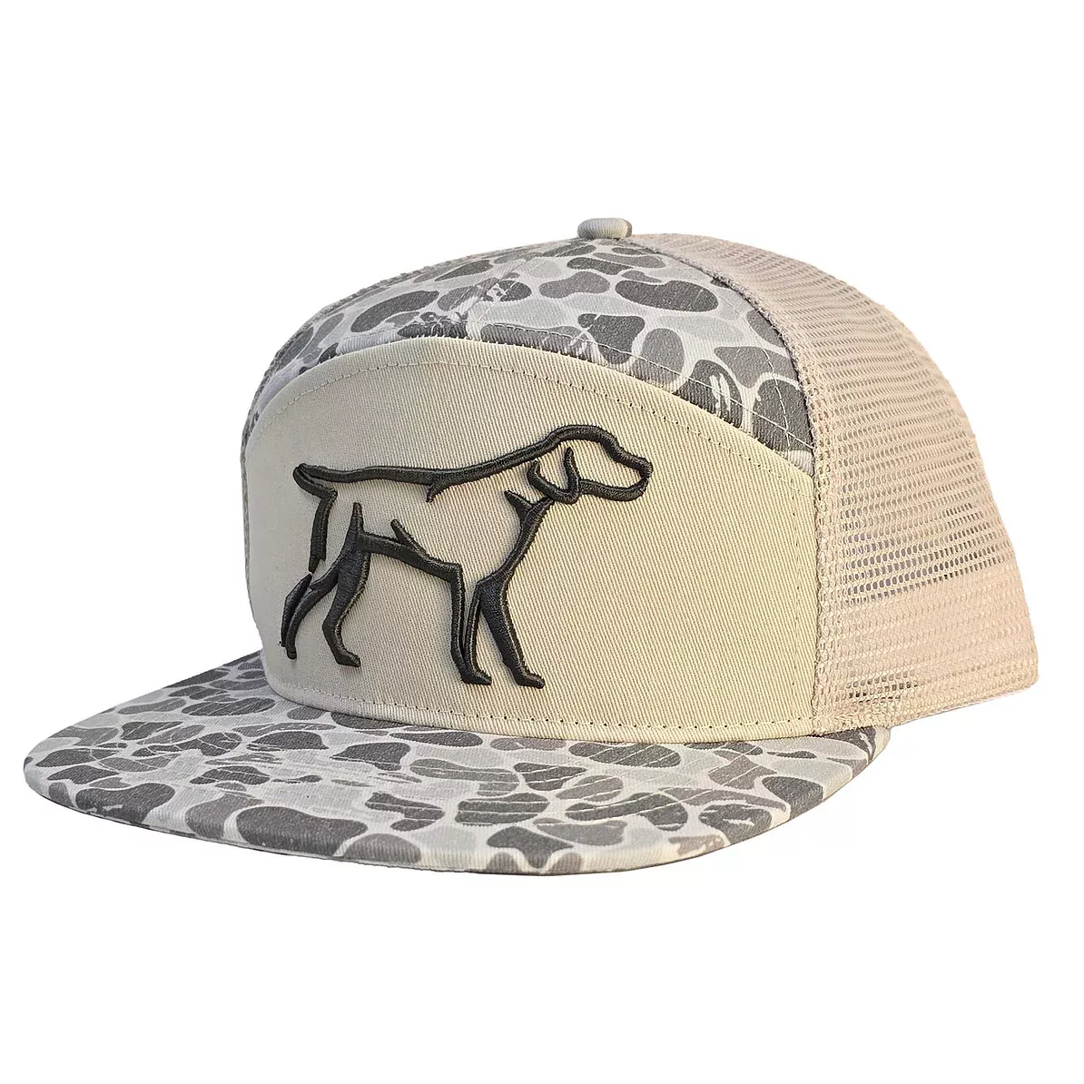 Fieldstone Marsh Camo 7 Panel 3D Puff Hat #RH-188