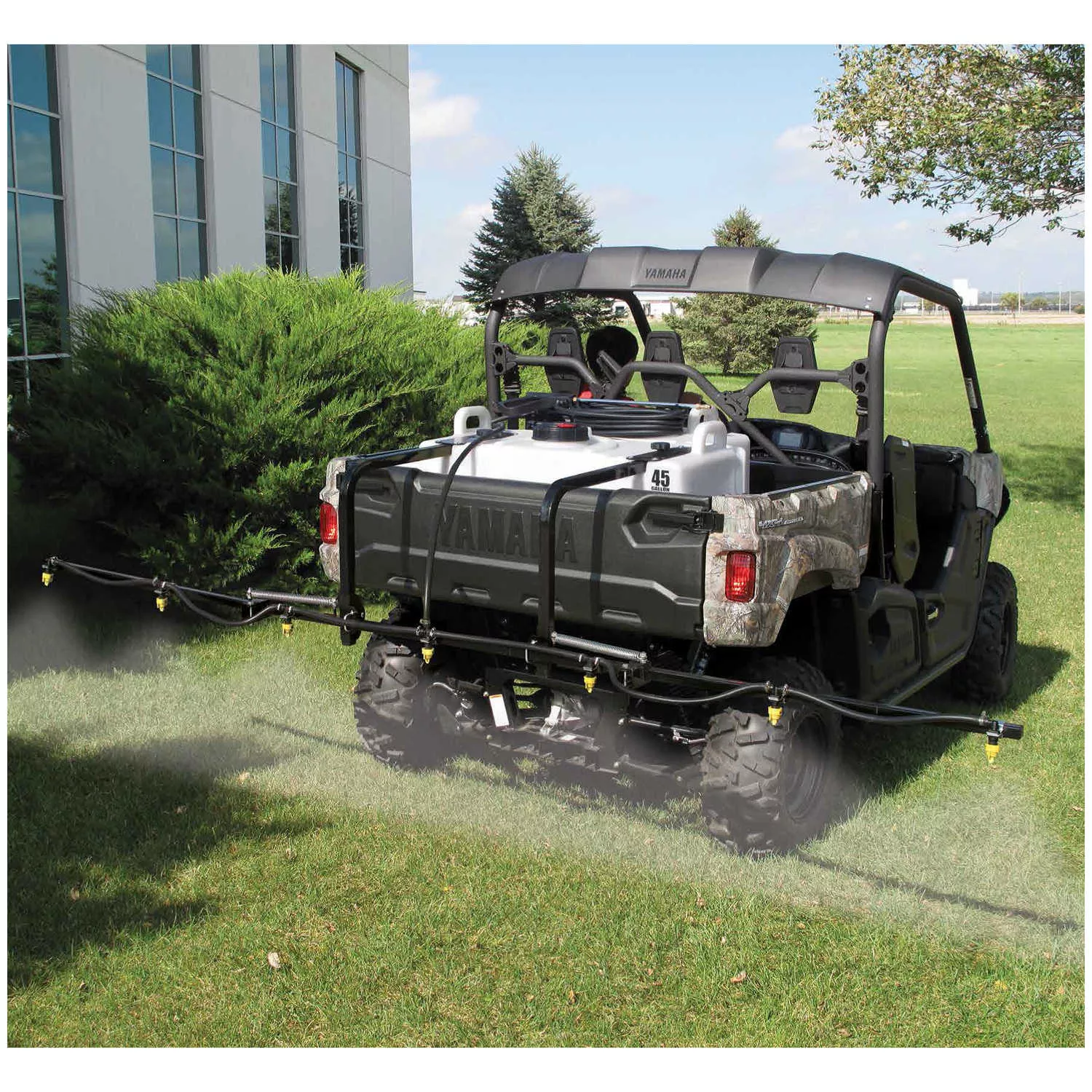 Fimco UTV Sprayers with Deluxe 7-Nozzle Folding Boom | Tank Capacity 45 & 65 Gallons | Flow Rate 4.5 GPM | For UTVs