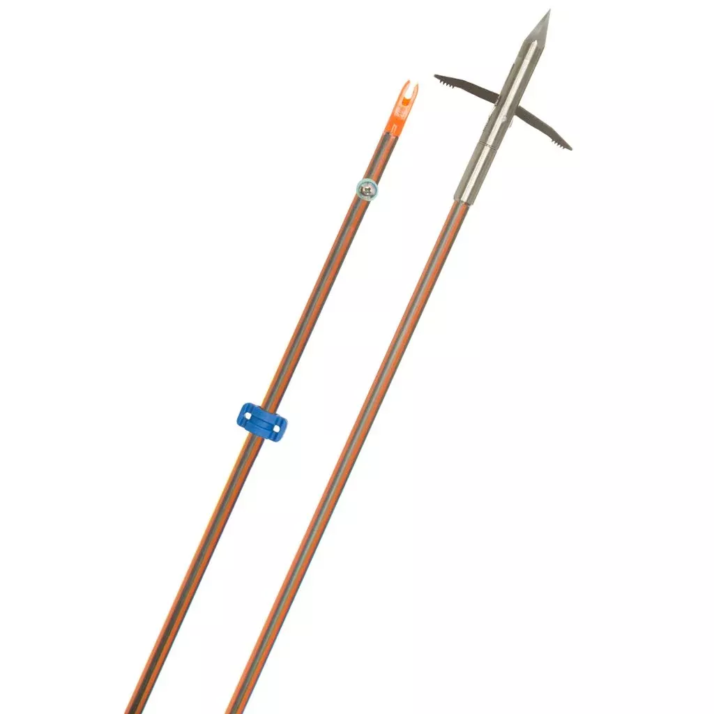 Fin Finder Hydro Carbon IL Bowfishing Arrow (with The Kraken Point)