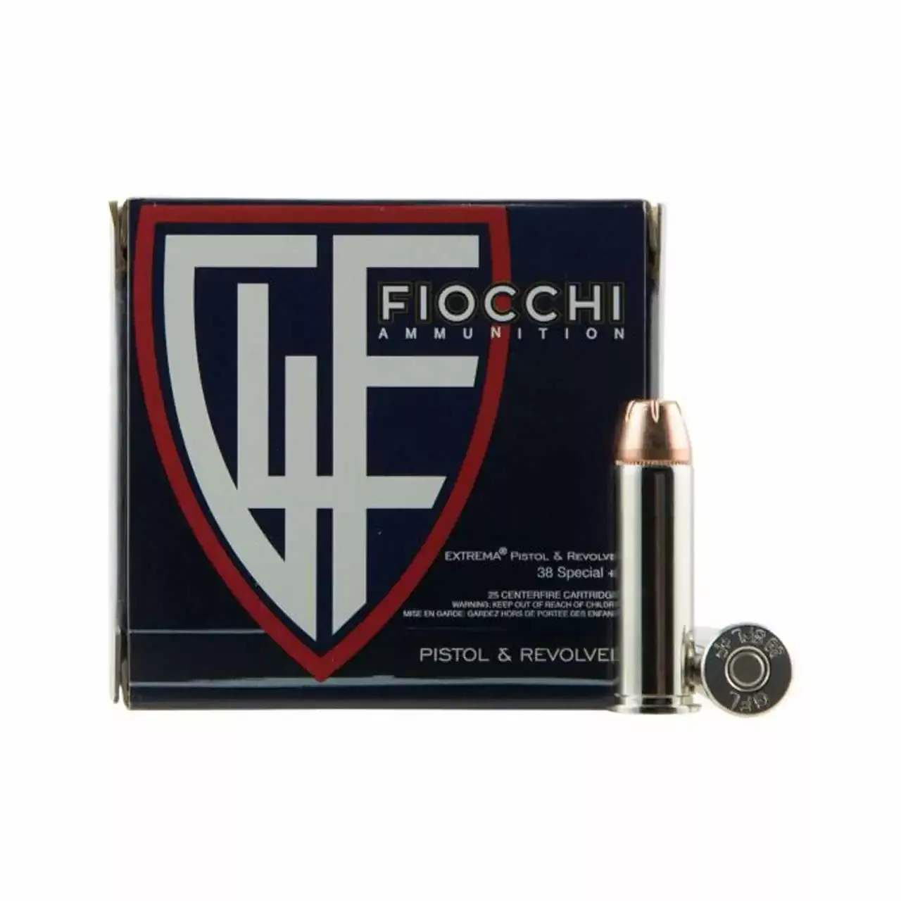Fiocchi 38 SPL 125gr JHP 25rd - Box