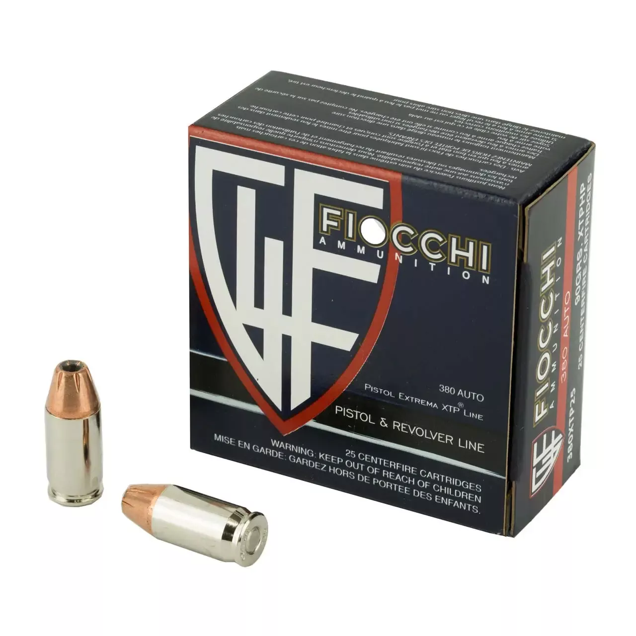 Fiocchi 380 Auto 90gr HP 25rd Box