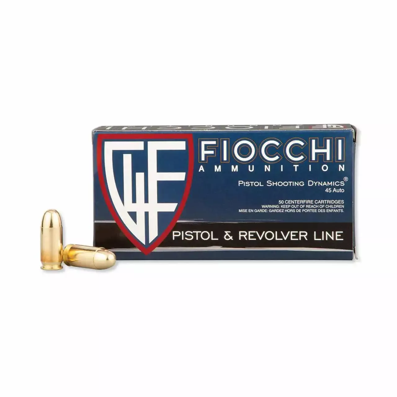 Fiocchi 45 ACP 230gr FMJ 50rd - Box