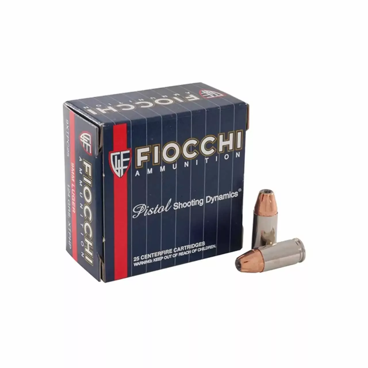 Fiocchi 9mm 115gr HP 20rd - Box