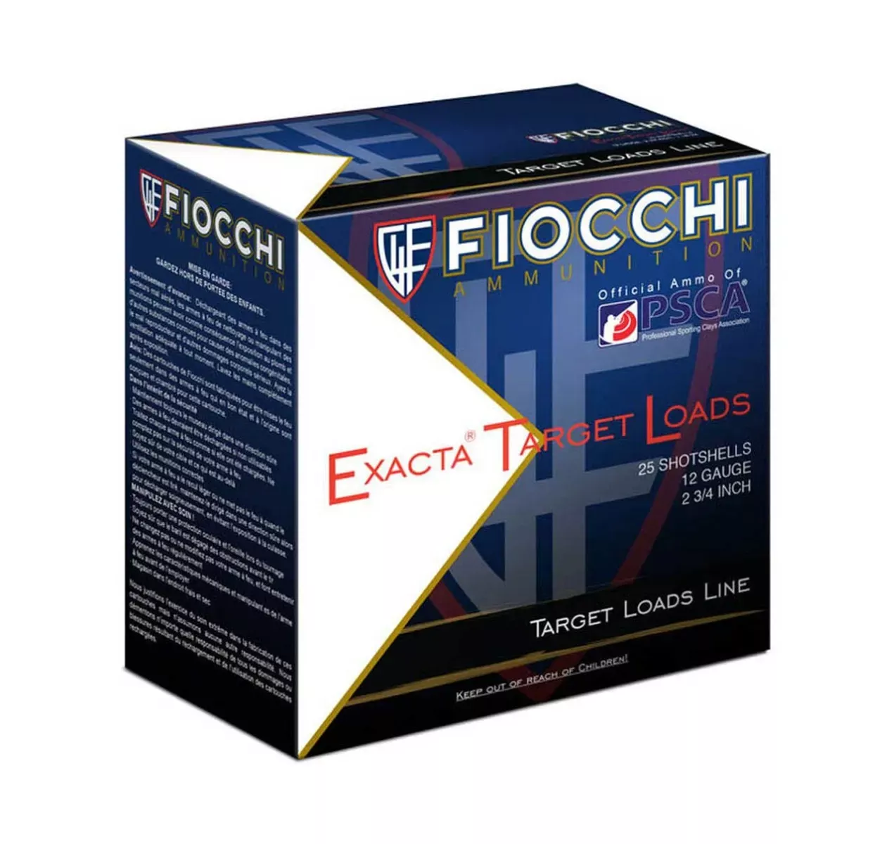 Fiocchi Exacta Target Loads 12ga#7.52.75" 7/8oz 25rd