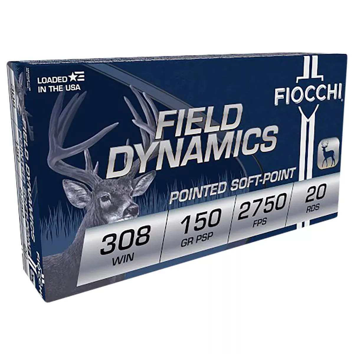 Fiocchi Field Dynamics 308 Win 150 gr Pointed Soft Point (PSP) 20/Box