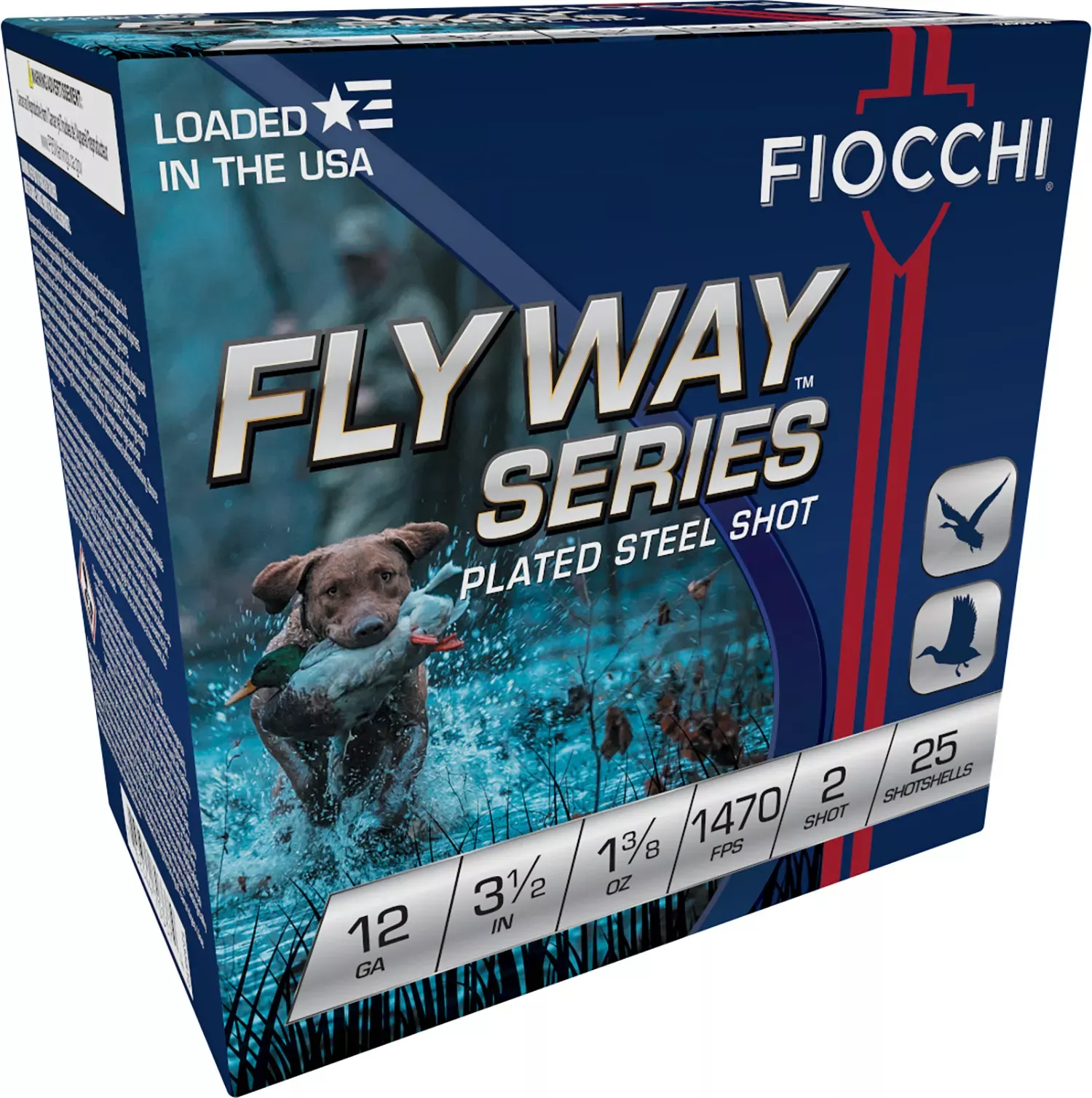 Fiocchi Flyaway 12 GA 3″ 1-1/8 oz. 2 Shot 25/Box