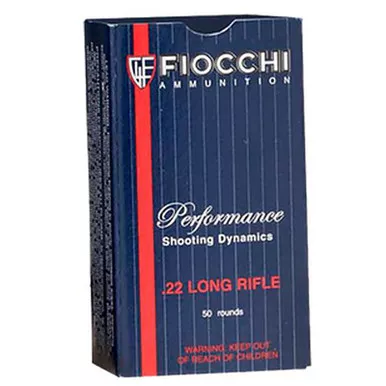 Fiocchi Performance Shooting Dynamics Rimfire Ammunition .22 LR 40 gr LRN 50/box