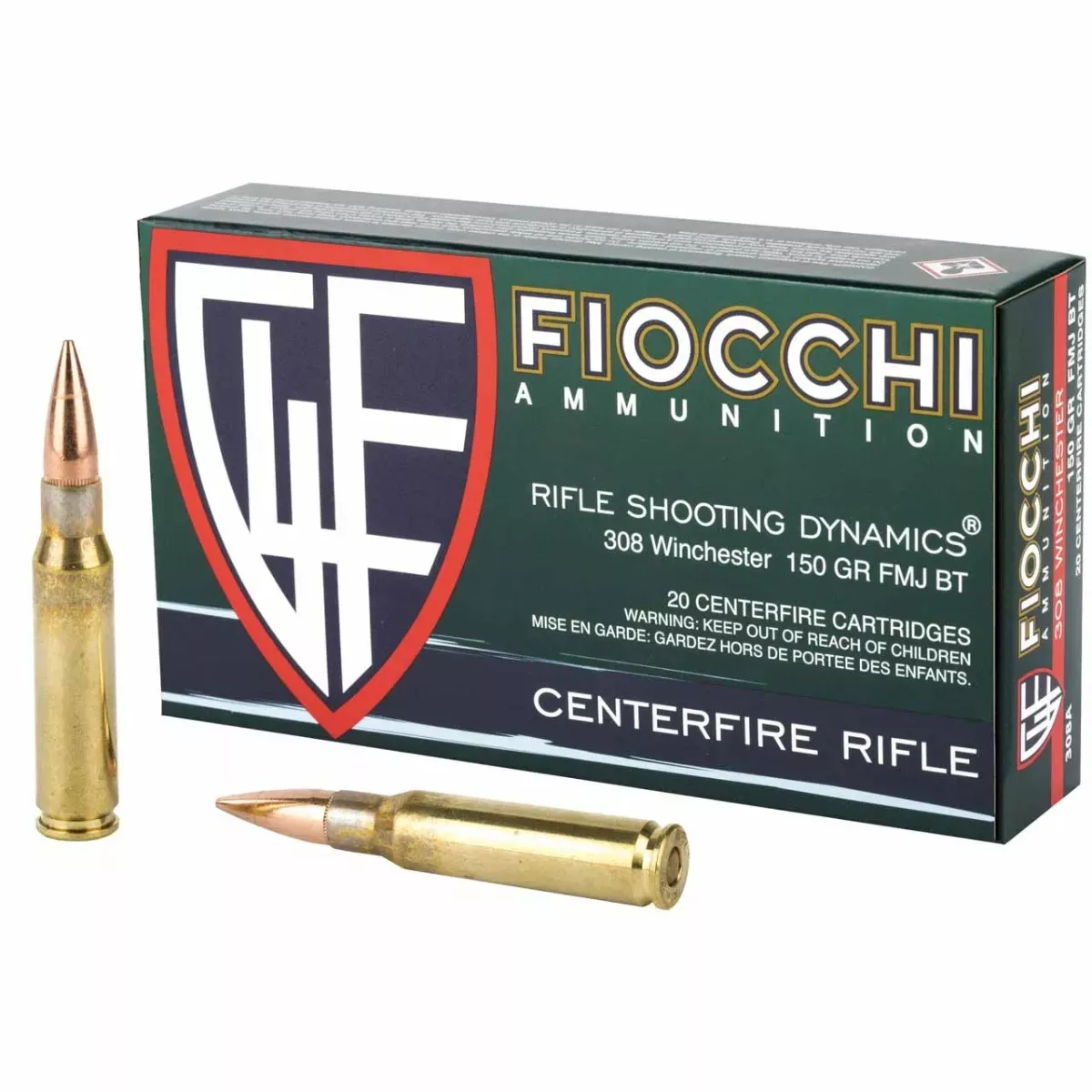 Fiocchi Shooting Dynamics 308 win 150gr FMJ 20rd