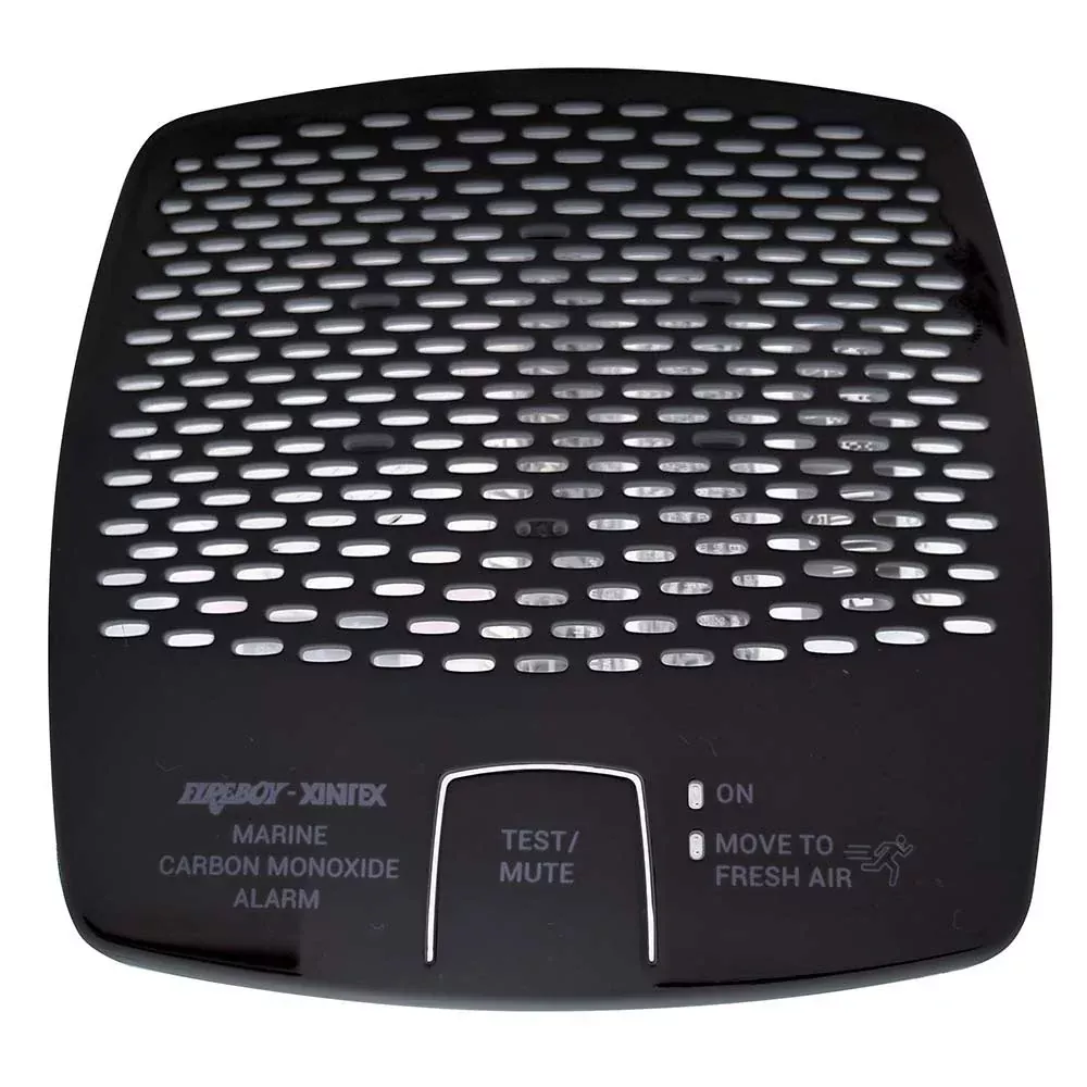 Fireboy-Xintex CO Alarm 12/24V DC w/Interconnect – Black [CMD6-MDR-BR]