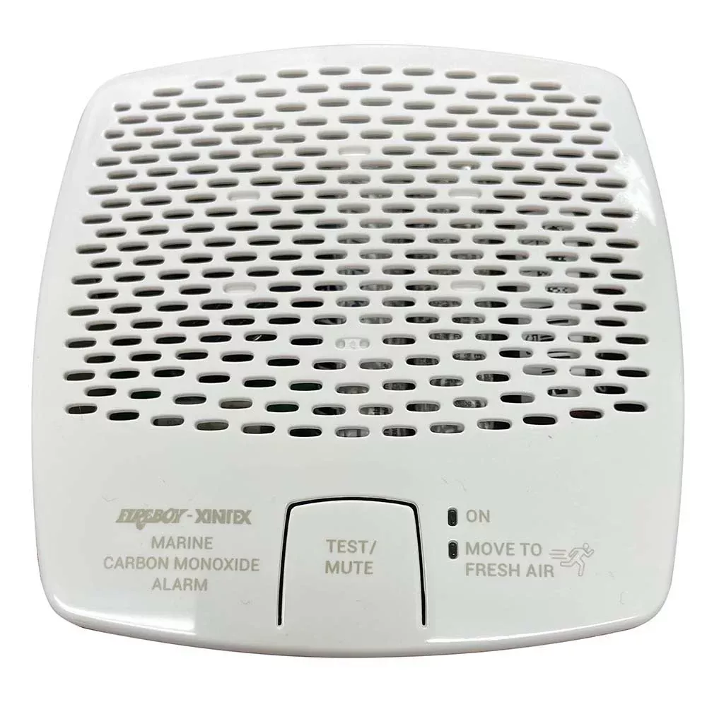 Fireboy-Xintex CO Alarm 12/24V DC w/Interconnect – White