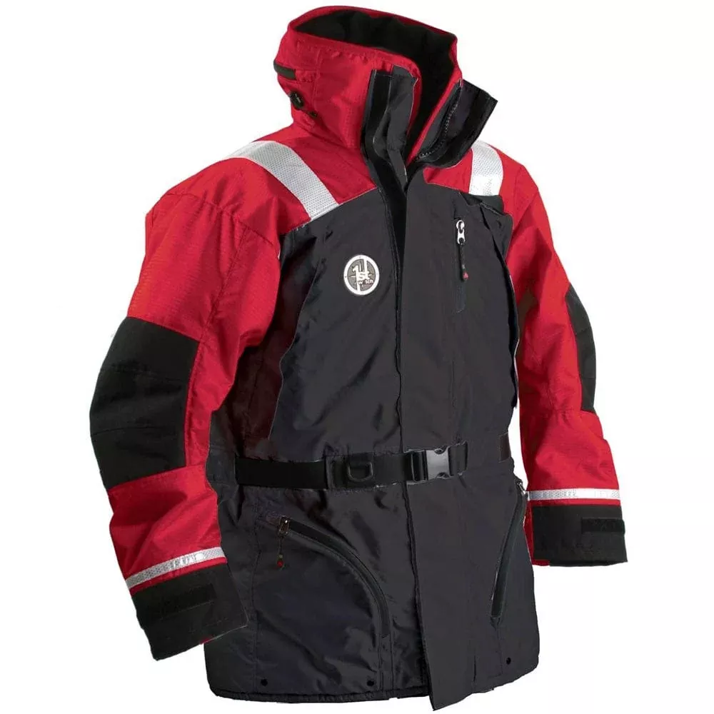 First Watch AC-1100 Flotation Coat – Red/Black – XXL