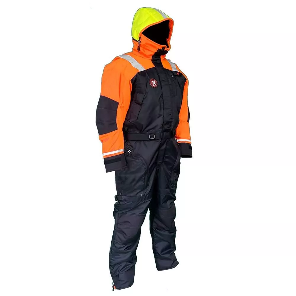 First Watch Anti-Exposure Suit Hi-Vis - Orange/Black - Medium - AS-1100-OB-M