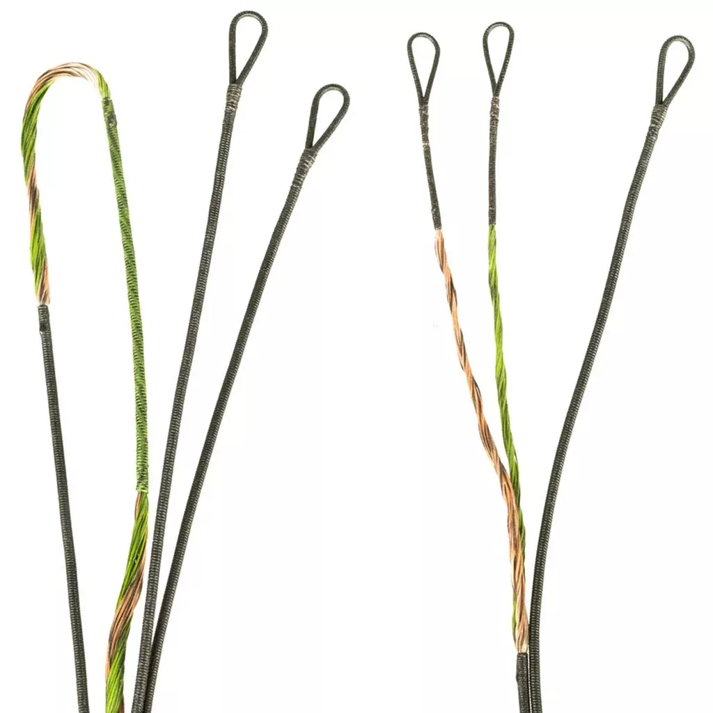 FirstString Premium String Kit (Green/ Brown Hoyt Faktor 30 #2 Cam)