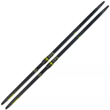 FISCHER Rcs Classic Plus Soft 202 Skis With Race Pro Classic IFP Black Yellow XC-Binding