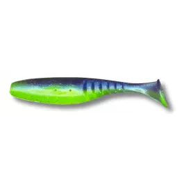Fish Bum Tackle Raddletail Swimbait - 3.5" - Blue/Chartreuse