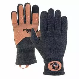 Fish Monkey Task Fleece Wind-Blocking Fishing Glove - Charcoal/Tan - M