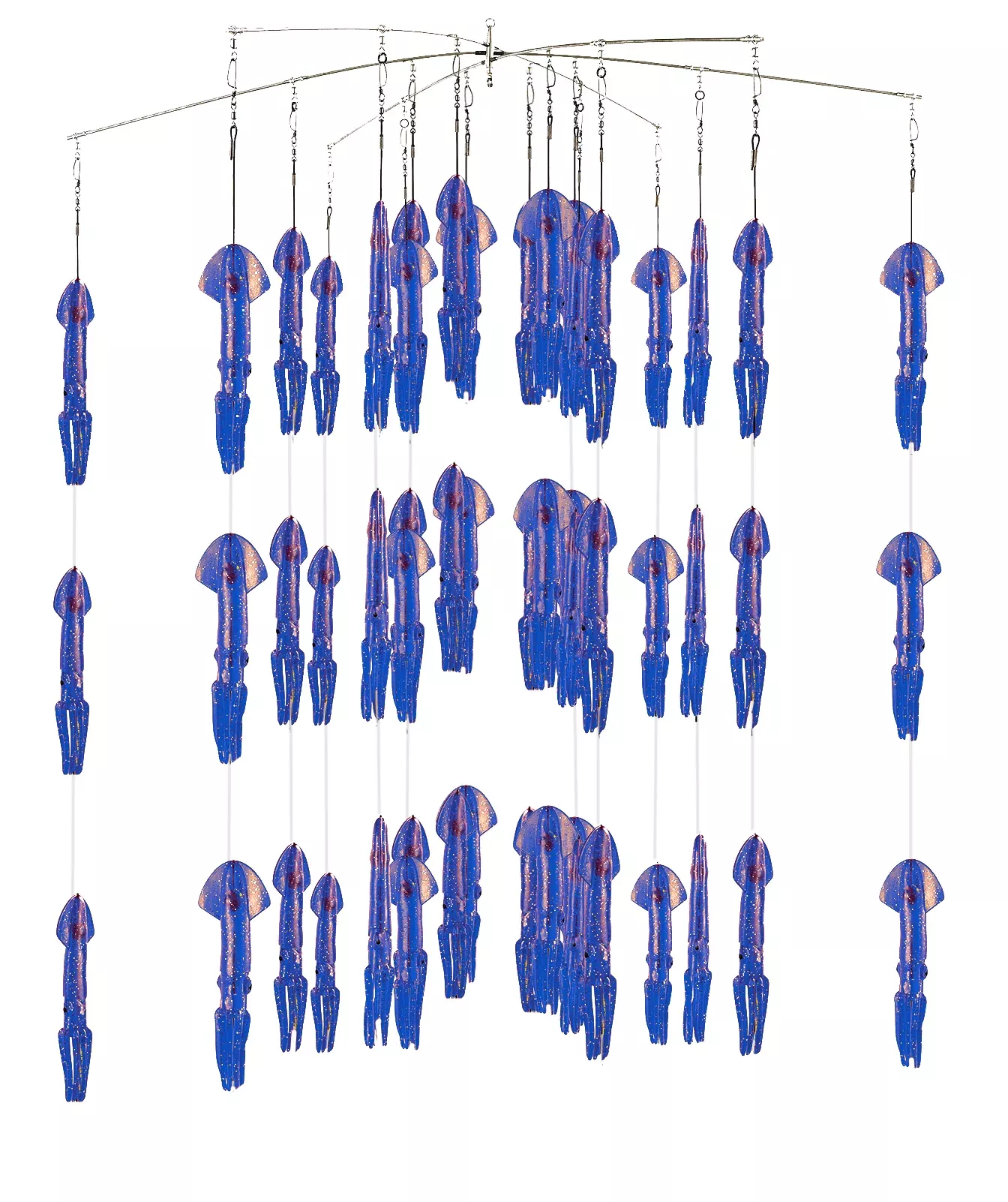 Fish Razr Tackle Dredge With 39 (9″) Squid | 38″ Dredge Bar Length