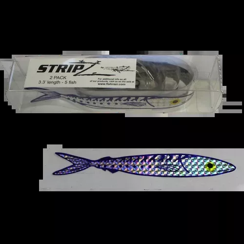 Fish Razr Tackle Stripz Replacement Packs | (2/PK} Quantity | For Dredges and Spreader Bar