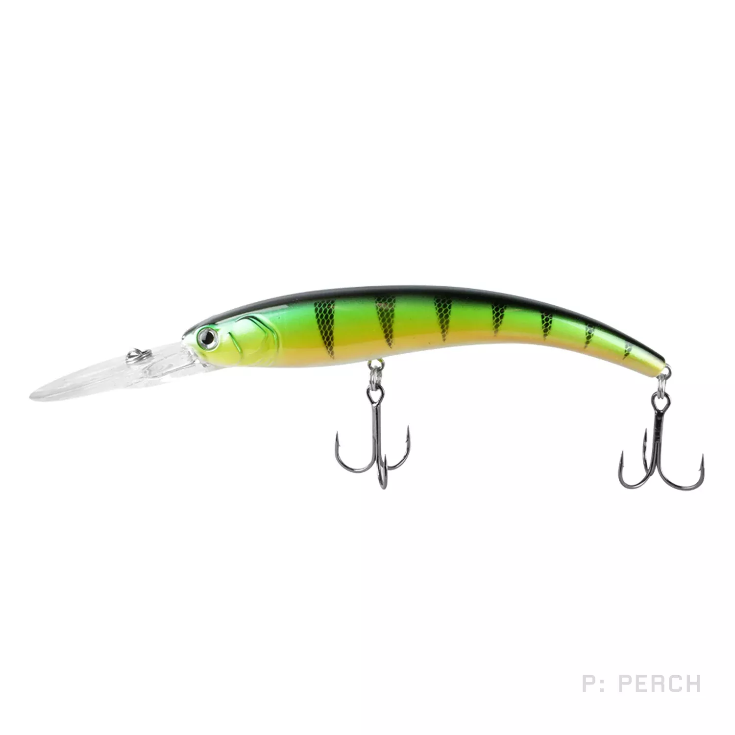 Fishlab 4″ BIO Minnow Wobbler Bait Perch #BJC-4-P