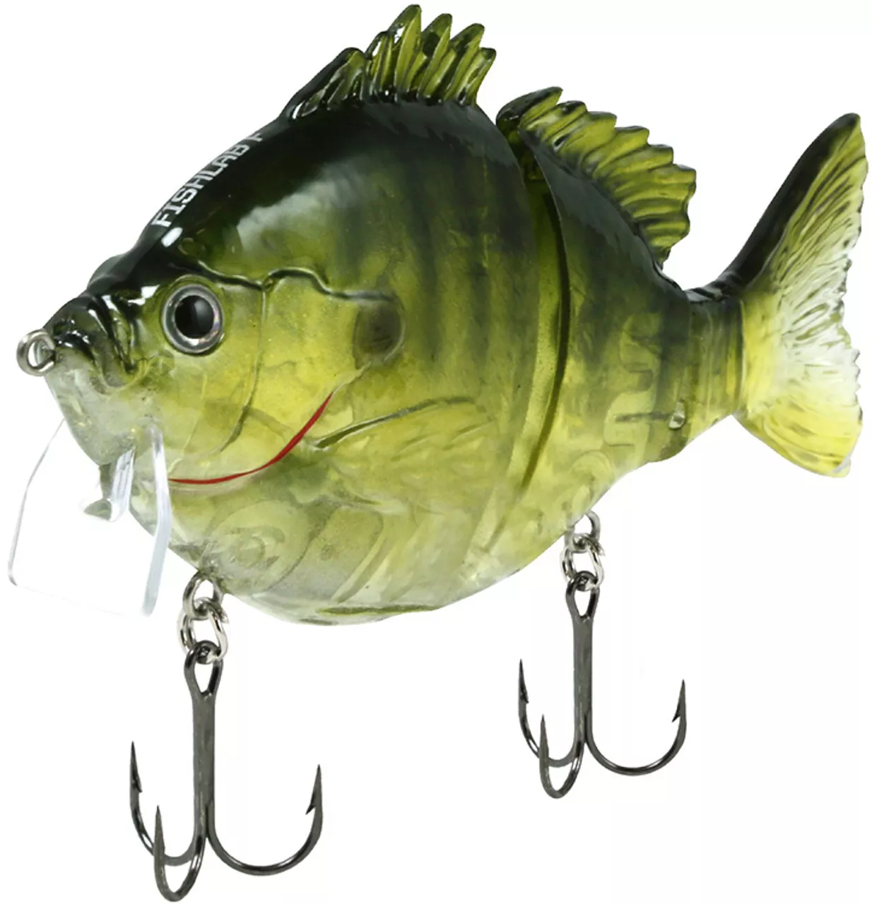 Fishlab 4 ” Ghost Bluegill Floating Wake #BGW-4-GB