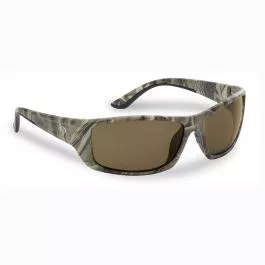 Flying Fisherman Polarized Sunglasses Buchanan Series - Camo Frame - Amber Lens
